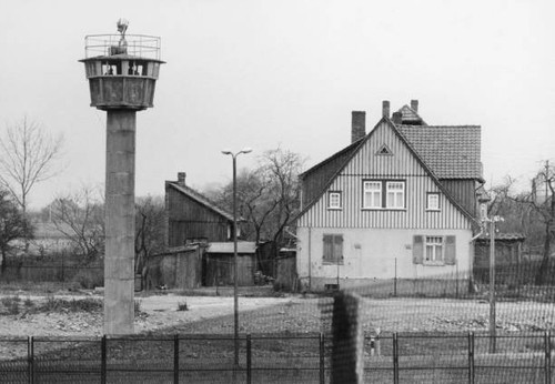 Inner german border watchtower - border,